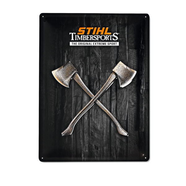 STIHL 04205600003 METALEN SCHILD "STS FAN" 30CM X 40CM